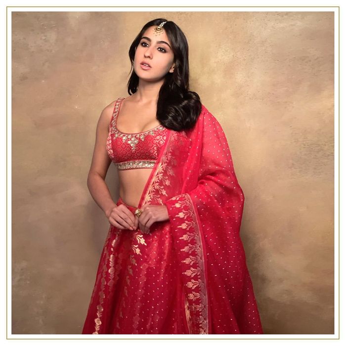 Crop Top Lehenga With Dupatta For Party Wear Pink Colour