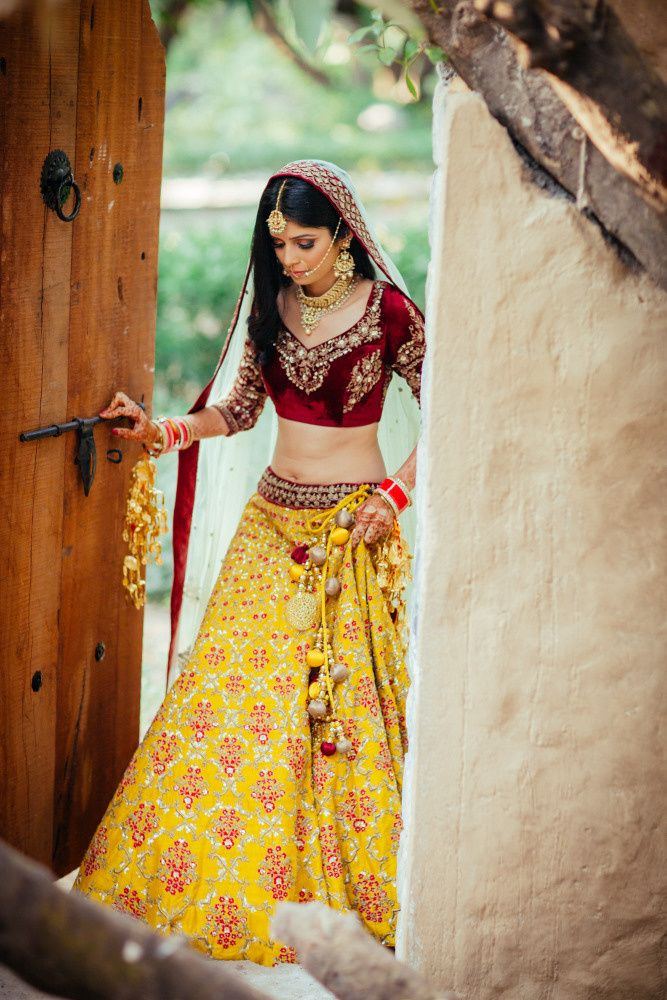 Maroon Semi-Stitched Exclusive Bridal Wear Lehenga Choli at Rs 6425 in Surat