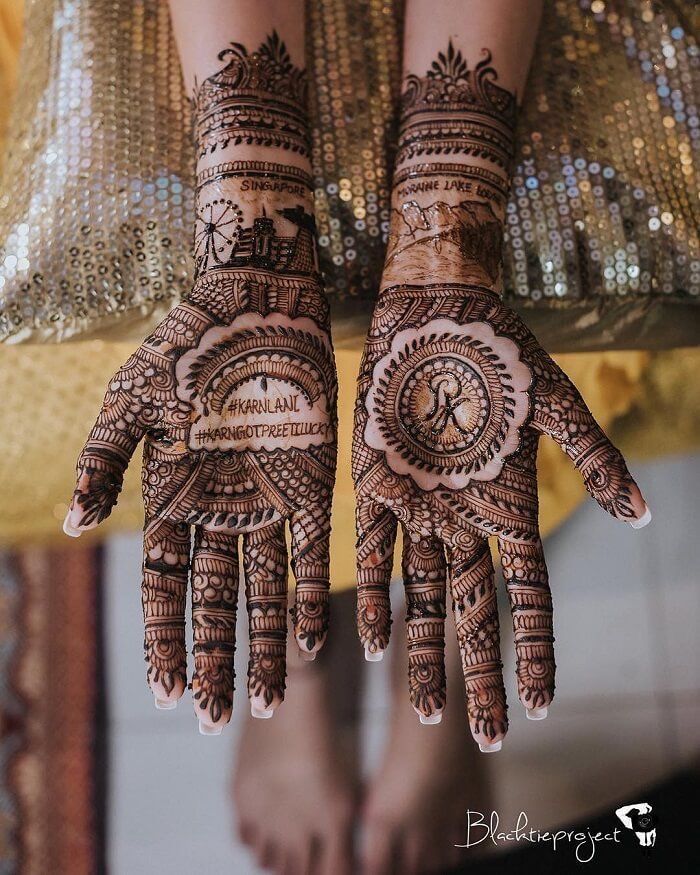 Love Story Henna - The Trending New Bridal Mehndi design Idea you'll LOVE!  💖 - Witty Vows