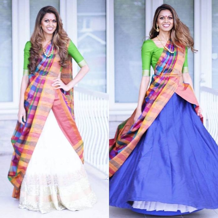 What S The Cancan Saree Drape This Cool New Way To Wear Your