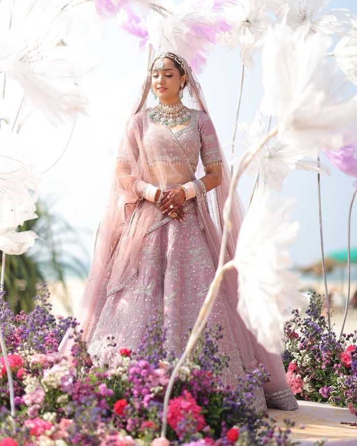 Lilac 2025 bridal lehenga