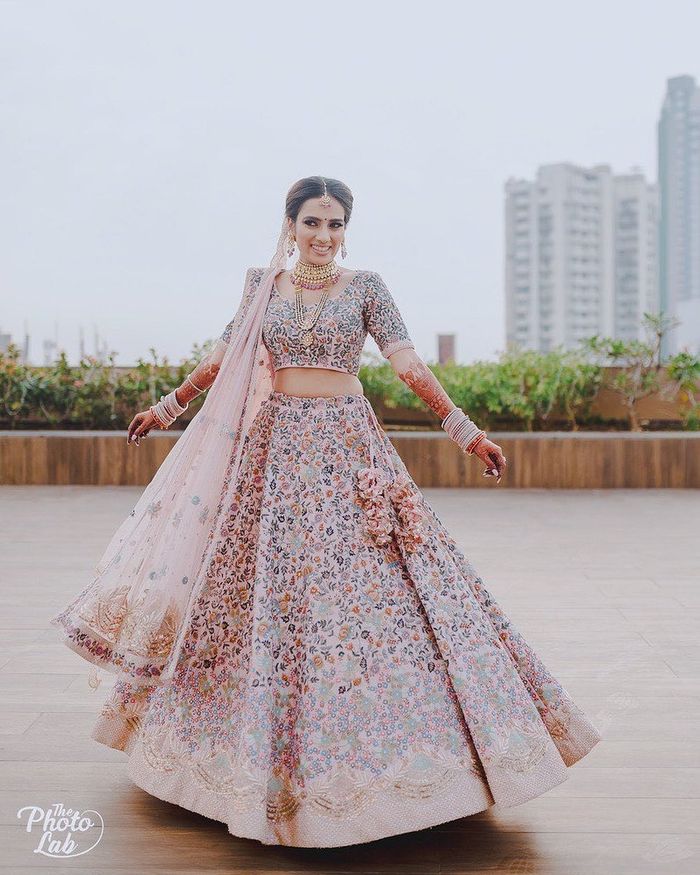 heavy lehenga chunni