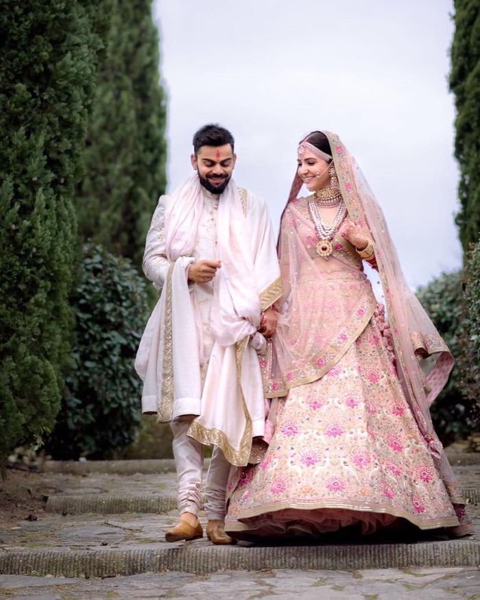 Exclusive: Miheeka Bajaj's wedding lehenga took 10,000 man-hours to make,  says designer Anamika Khanna - Times of India