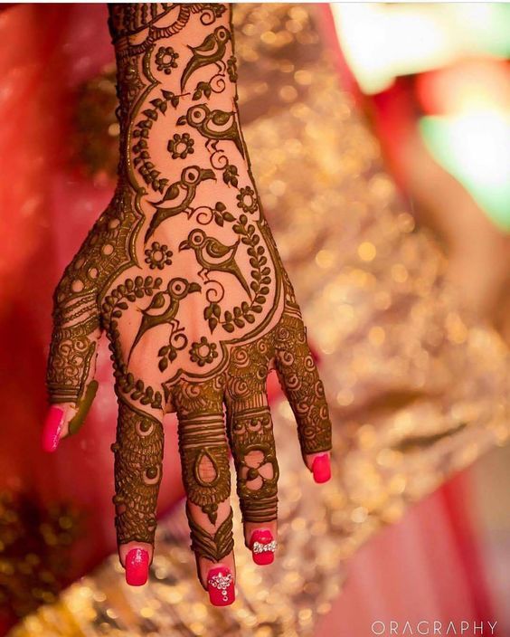 Image may contain: 1 person, standing and closeup | Wedding mehndi designs,  Indian mehndi designs, Bridal henna designs