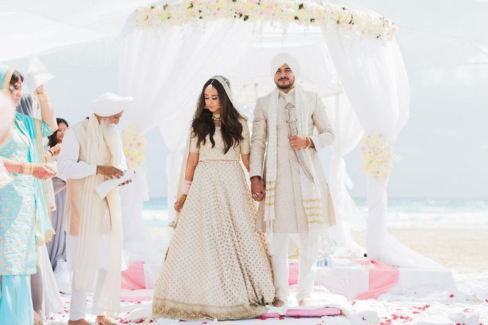 white lehenga sabyasachi