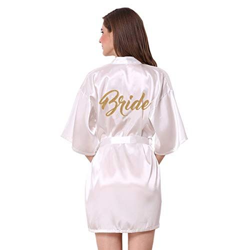 personalized bride robe