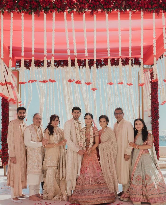 Families Who Coordinated Their Outfits To Perfection For The Big Day! |  WedMeGood