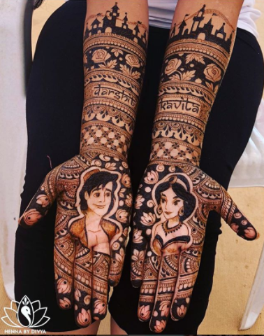 50 Harry Potter Mehndi Design (Henna Design) - August 2019 | Cute henna  designs, Henna inspired tattoos, Mehndi designs