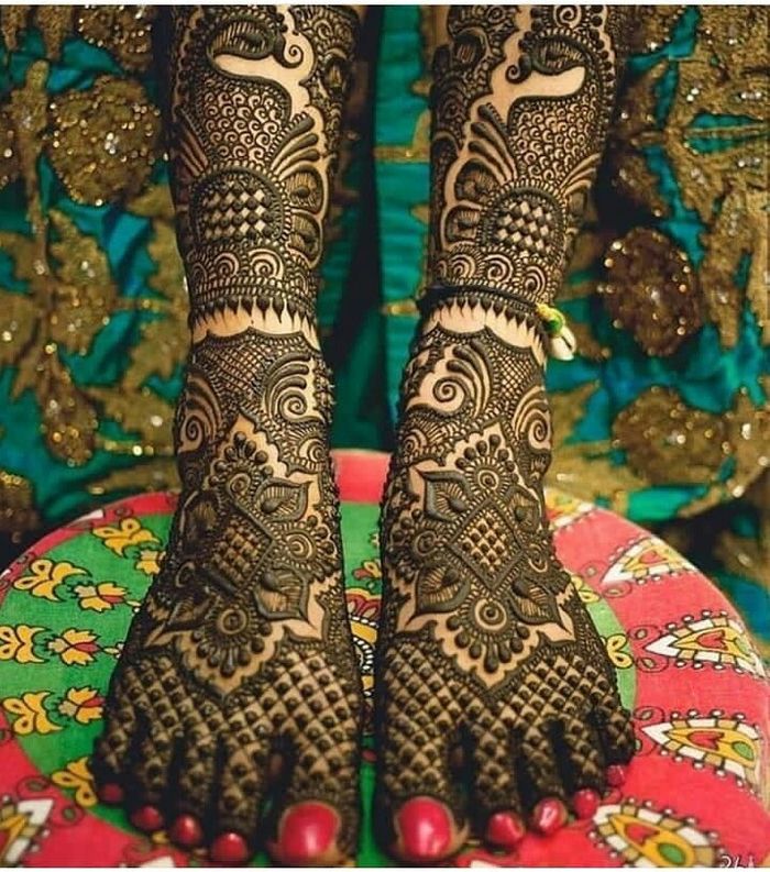 Top 51+ Leg Mehndi Designs (Latest and Trending) | WeddingBazaar