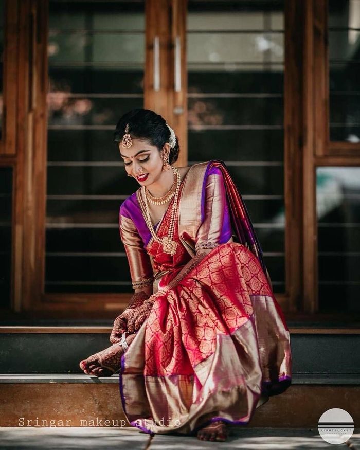 9 Times South Indian Brides Floored Us With Fresh Pellikuthuru Looks |  WedMeGood