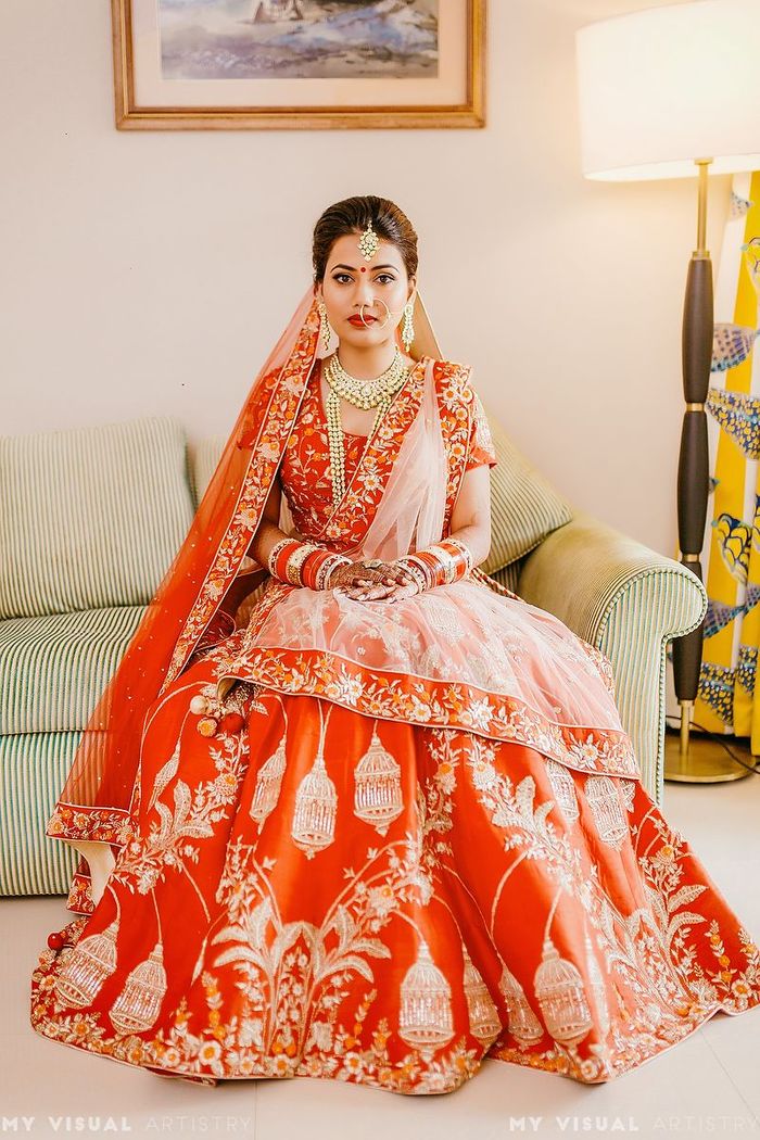 10 Easy & Stylish Ways to Amp up Your Traditional Red Bridal Lehenga |  WeddingBazaar