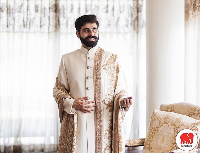 Sabyasachi on sale sherwani 2018