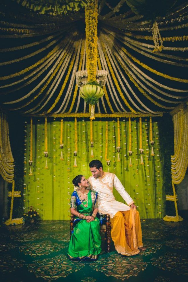 20 Pretty South Indian Backdrops For Pellikuthuru Ceremony