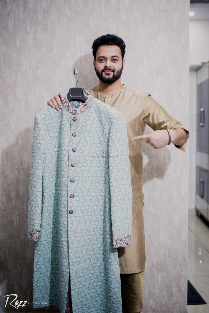 Pastel sherwani Clearance