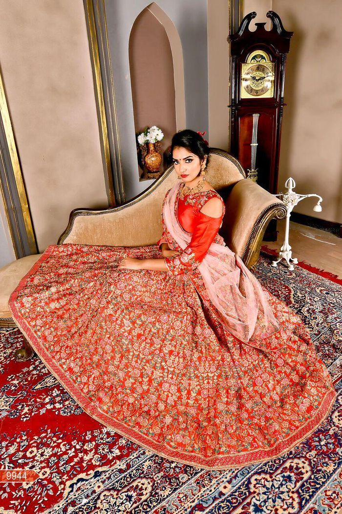 Reddish Brown Bridal Lehenga Choli | Designer Lehenga Choli – vastrachowk