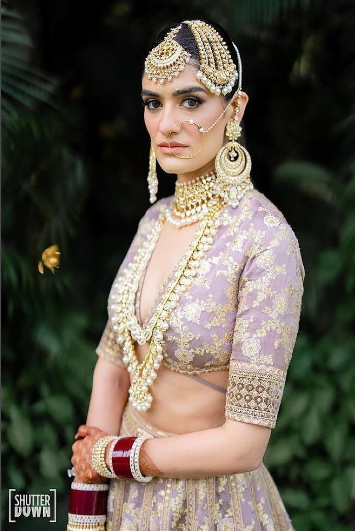 Purple Lehenga Cholis: Buy Latest Indian Designer Purple Ghagra Cholis  Online - Utsav Fashion