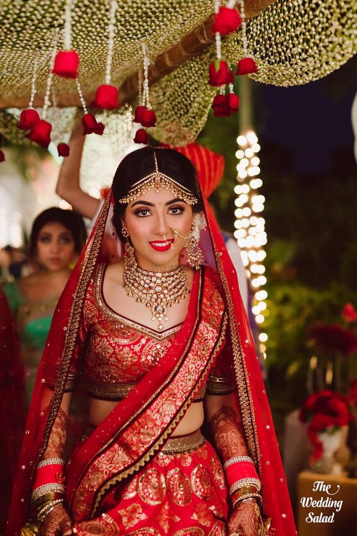 Awesome Red Colored Designer Lehenga Choli, Shop wedding lehenga choli  online