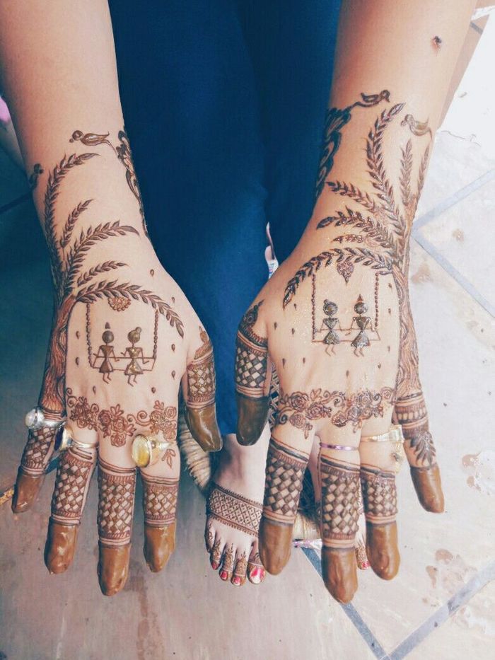 Henna Tattoo Brown Mehndi Stickers For Hand Henna Temporary Tattoos Body Art  Tatoo Waterproof For Women Fake Tatoo Hena Design - Temporary Tattoos -  AliExpress