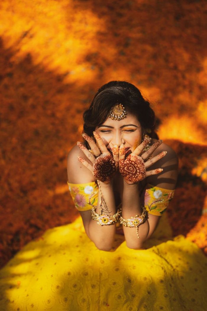 How To Avoid Stained Bright Yellow Skin On Your Haldi! | WedMeGood