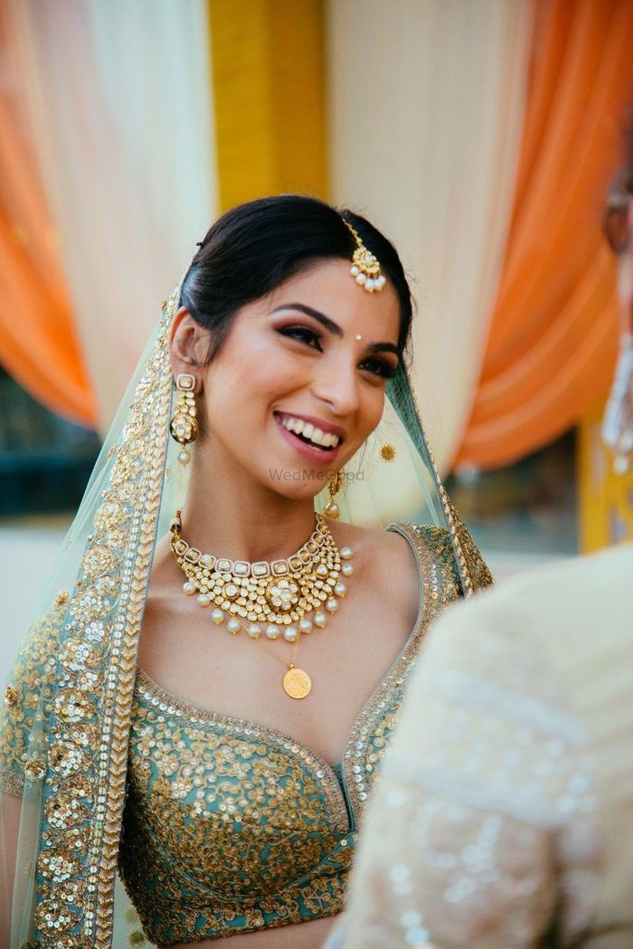 Bride Dazzled In An Orange Manish Malhotra 'Ruhaaniyat' Lehenga Styled With  Flower-Shaped Jewellery