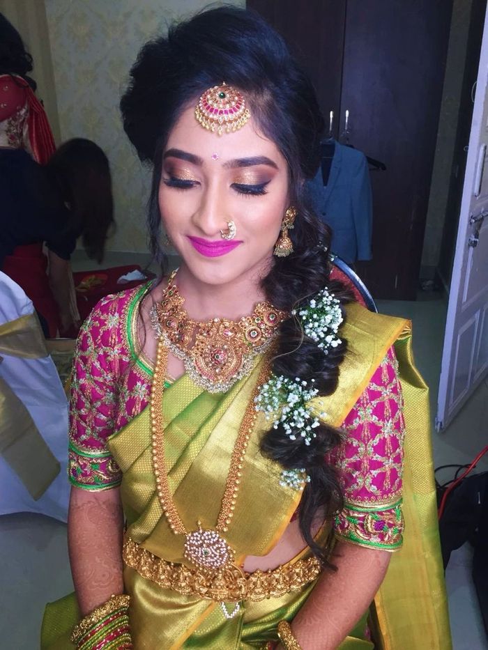 South India Bridal Hairstyle-chantamquoc.vn