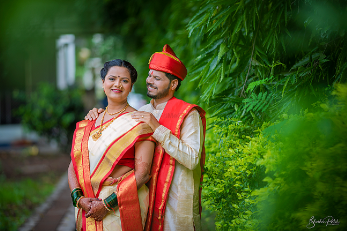 white nauvari saree for buddhist wedding