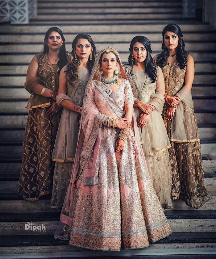 21+Trending South Indian Bridesmaids Photoshoot To Grab Ideas From For  Perfect Bride Tribe Photo! — Wish N Wed | by Wish N Wed | Medium