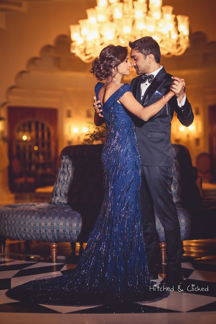 20+ Reception Gowns That We Spotted On Indian Brides | WedMeGood