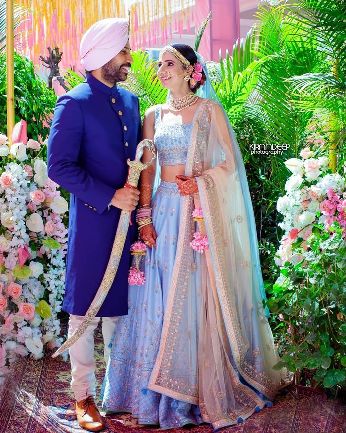 Punjabi wedding lehenga sales 2019