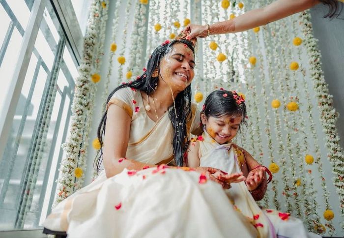 10 adorable Mangala Snanam ceremony pictures you wouldn't want to