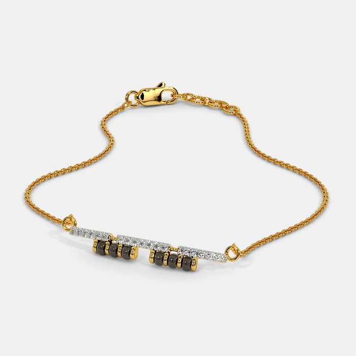 Bluestone hot sale mangalsutra bracelet