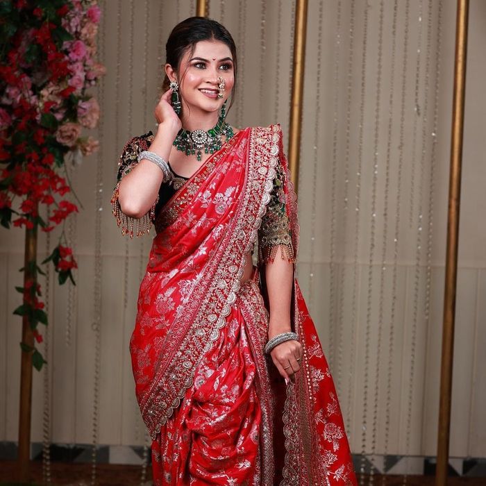 LATEST STYLES OF SAREES AND LEHENGAS TO WEAR FOR INDIAN WEDDING - Needles &  Thimbles