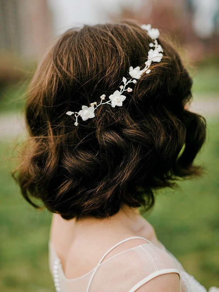 hair style girl in wedding