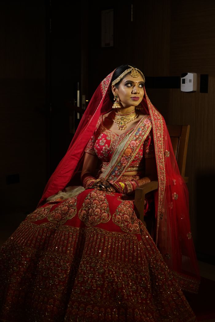 Red Lipstick For Dark Skin In Indian Wedding