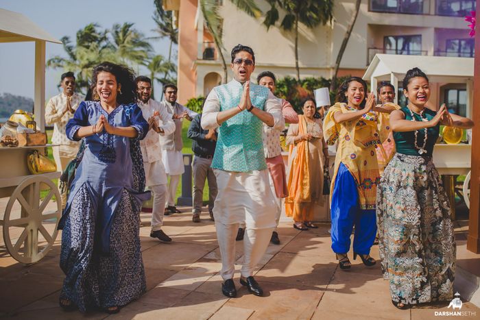 mehendi outfit for groom