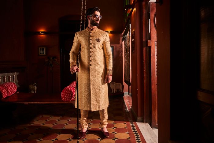 manyavar wedding sherwani