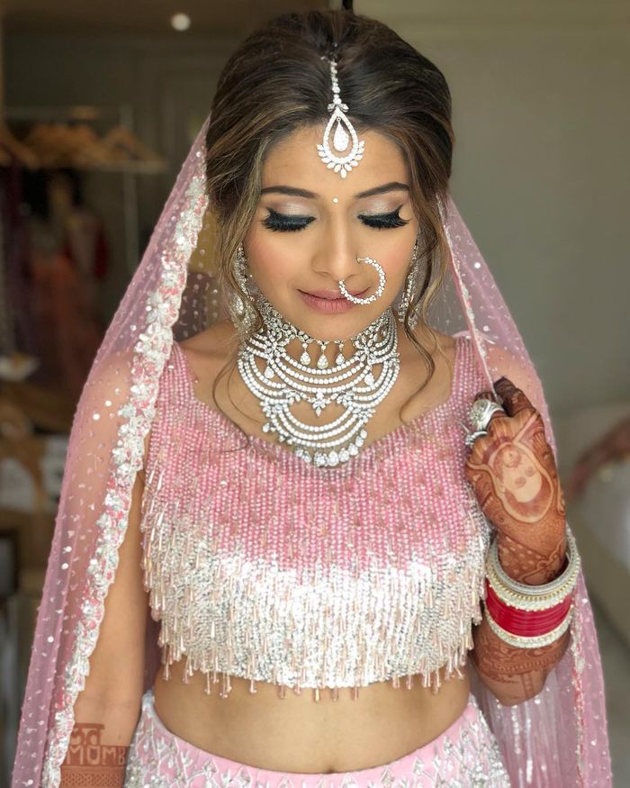 Copper bridal lehenga – Ricco India