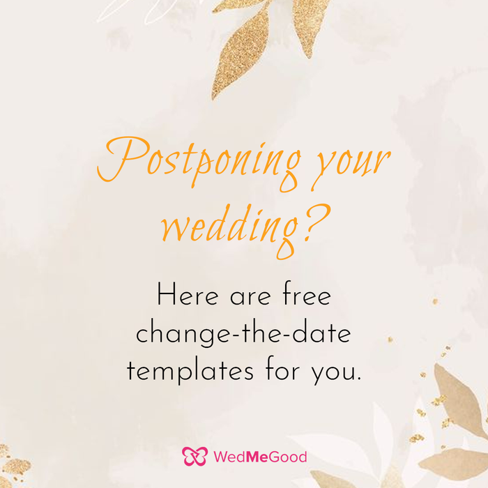 Coronavirus Wedding Cancellation Templates Wedmegood