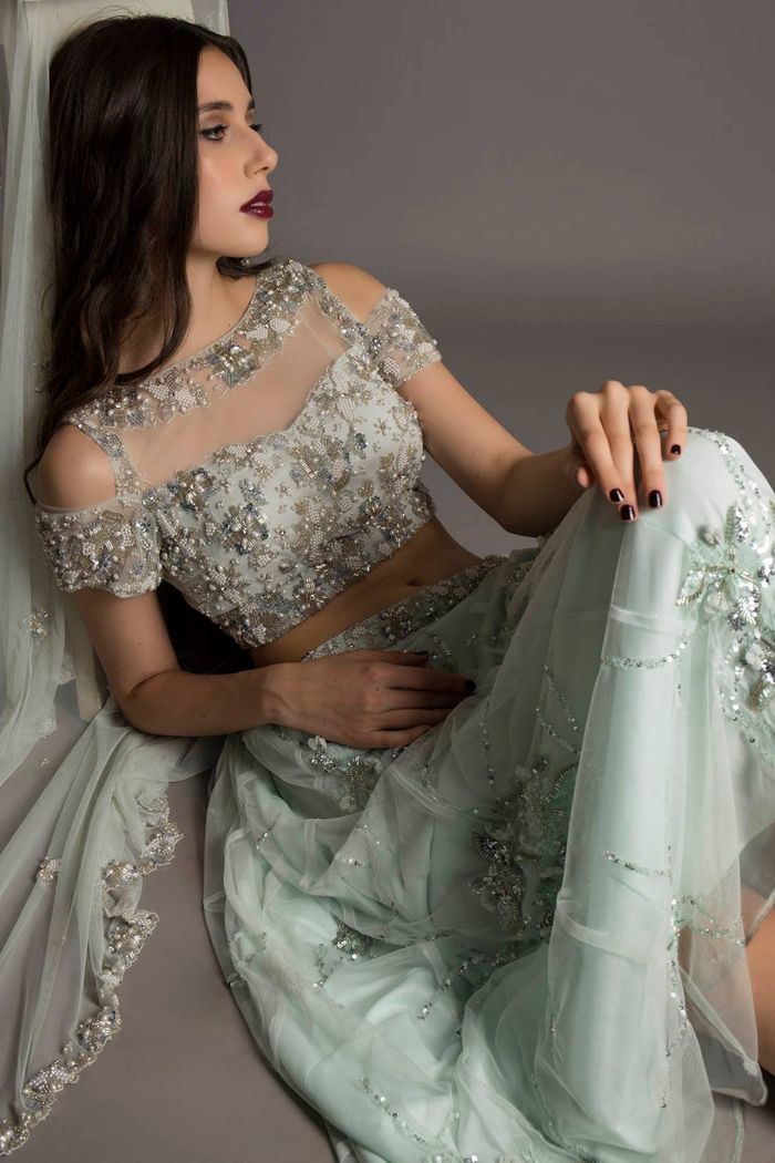 cold-shoulder-blouse - ShaadiWish