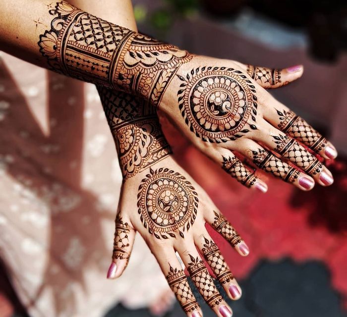 Mehandi designs for hands simple and easy - YouTube