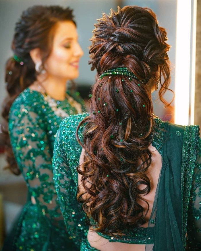 Hair Jewellery & Accessory Ideas Perfect For Your Sangeet Or Cocktail! |  WedMeGood