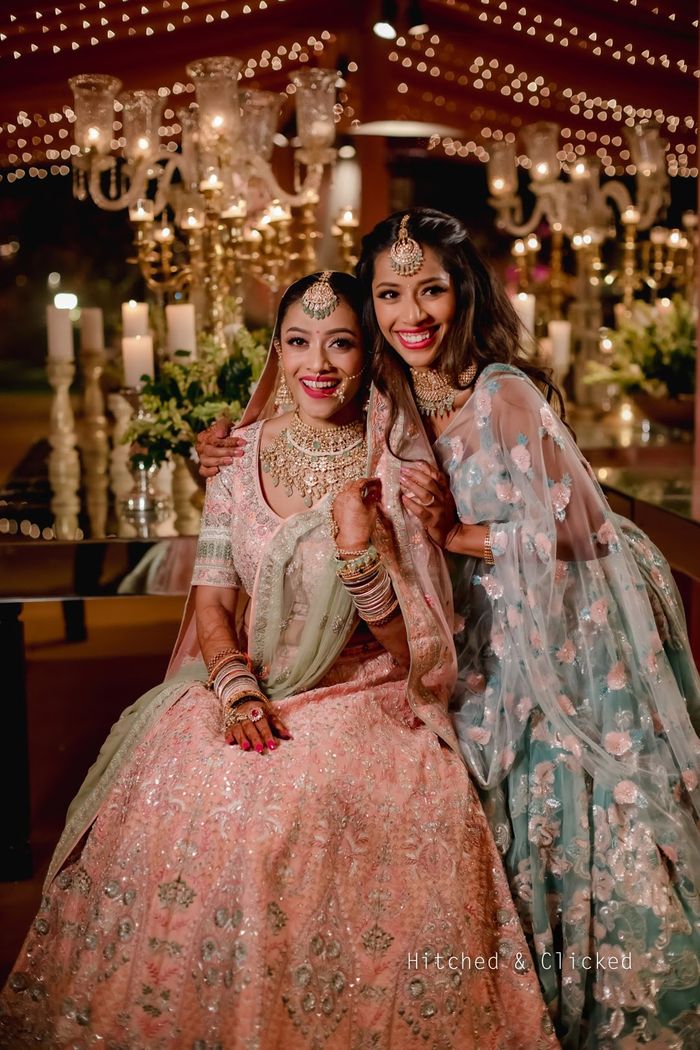 Unique lehenga for sisters wedding Firozi 2021 | Indian bridal dress,  Simple lehenga, Lehenga designs