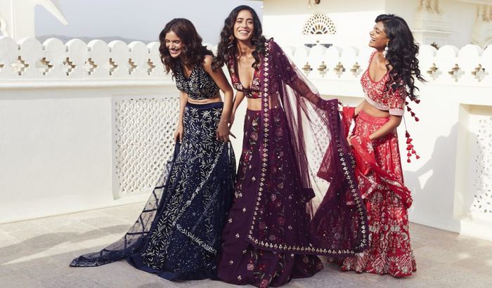 Lehenga online clearance rent