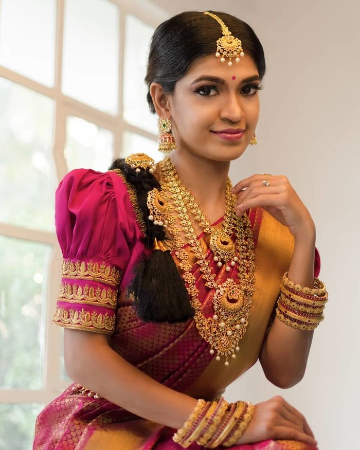 Trend Alert: Puff Sleeve Blouses For Your Kanjeevaram Saree Is A