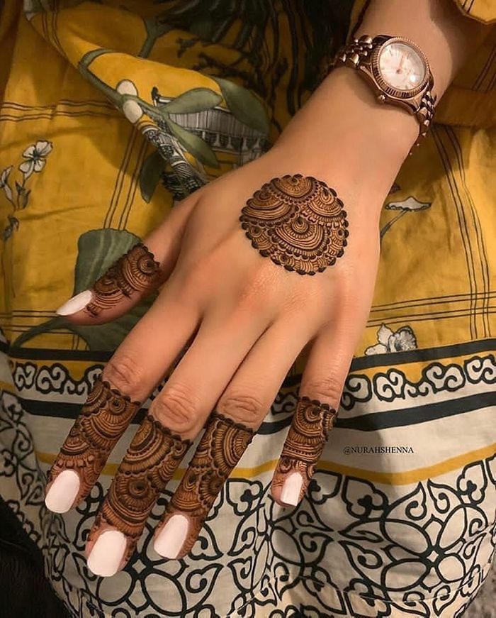 FINGER MEHNDI DESIGN – 50+ SIMPLE AND EASY » Cute Mehndi Design