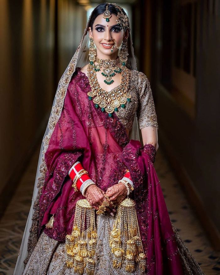 How to Color Style your Double Dupattas + some unique Color Combinations |  Latest bridal lehenga, Indian bridal lehenga, Bridal lehenga red