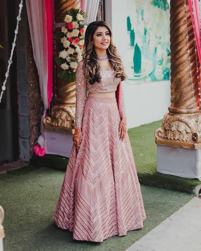 fashionista_hayat_official - 3 layer frill lehenga choli with dupatta  #partyweardress 😊Give rating to this outfit (1-10)😊 😍Write your review  in the comment box😍 🤗Leave an emoji also...🤗 Follow👉  @fashionista_hayat_official for more beautiful