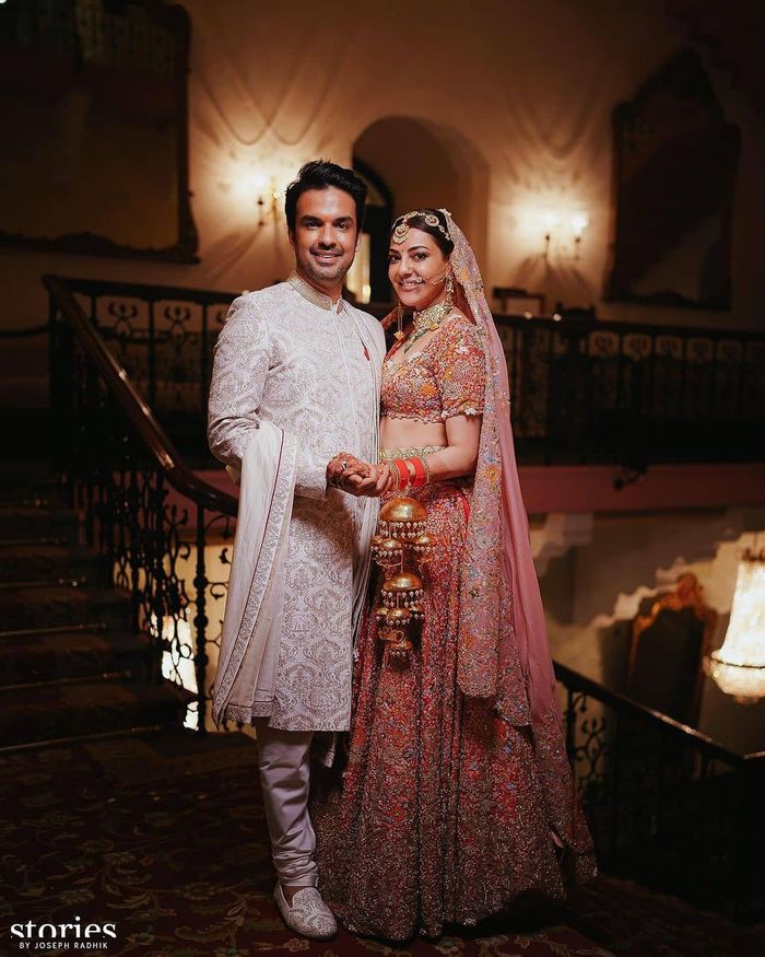 Kajal Aggarwal's Royal Bridal Lehenga Was An Absolute Stunner! Check Out  All Her Bridal Looks!