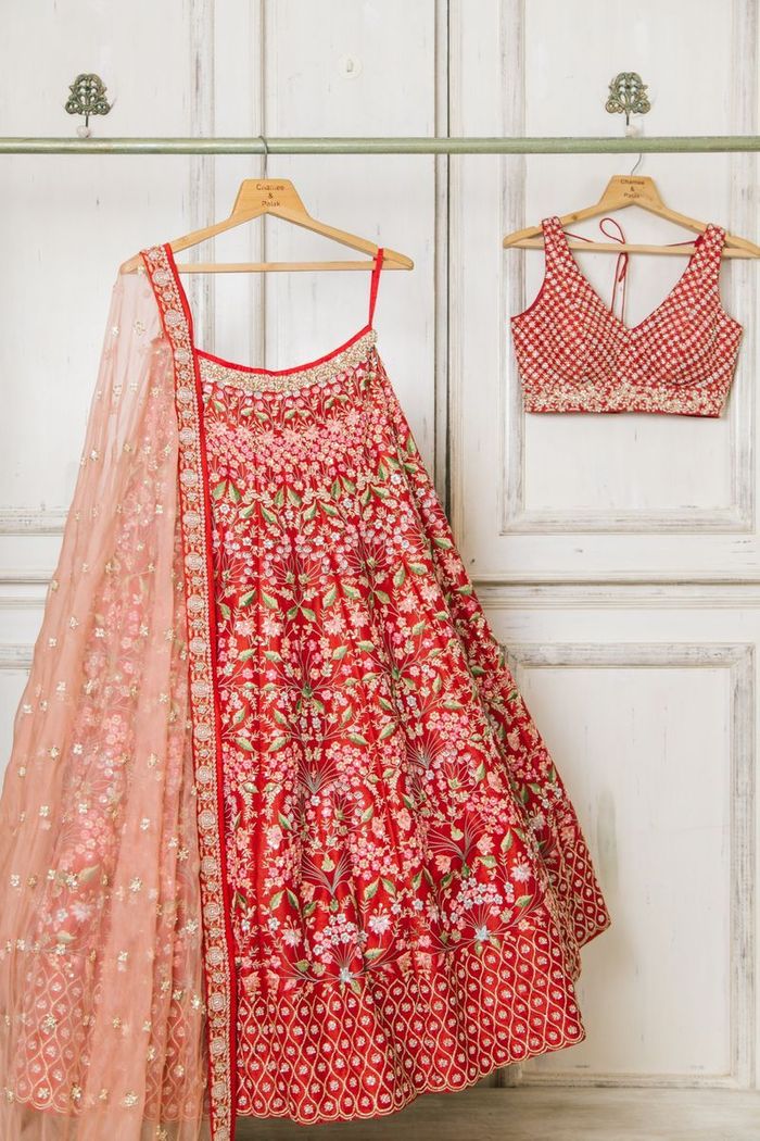 10 Red Bridal Lehengas At Every Price ...