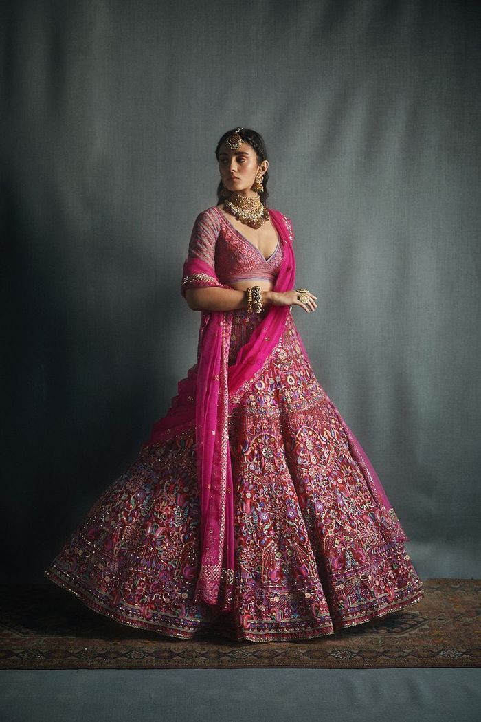 Alia Bhatt In Pink Lehengas Kurtas And Sarees